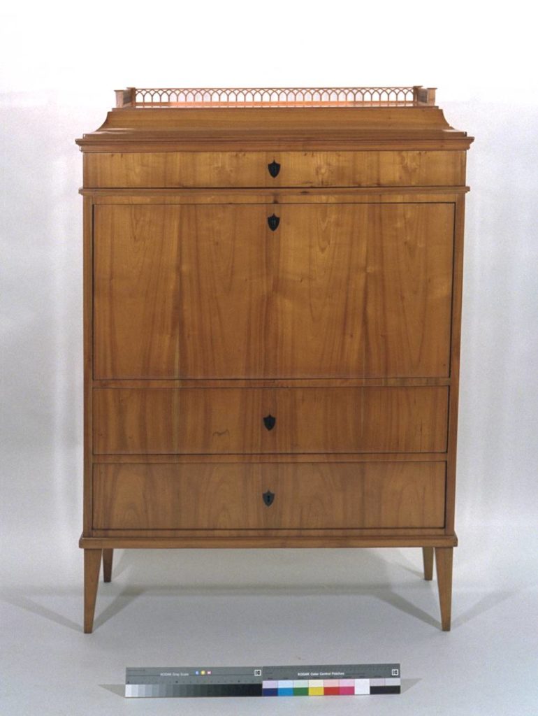 Sekretär Biedermeier Kirschholz