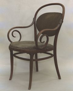 Armlehnstuhl Thonet Fauteuil Reataurator Bremen Geflecht