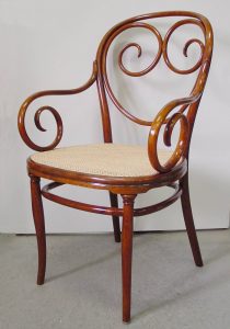 Armlehnstuhl Thonet Fauteuil Buchenholz Restaurator Geflecht 