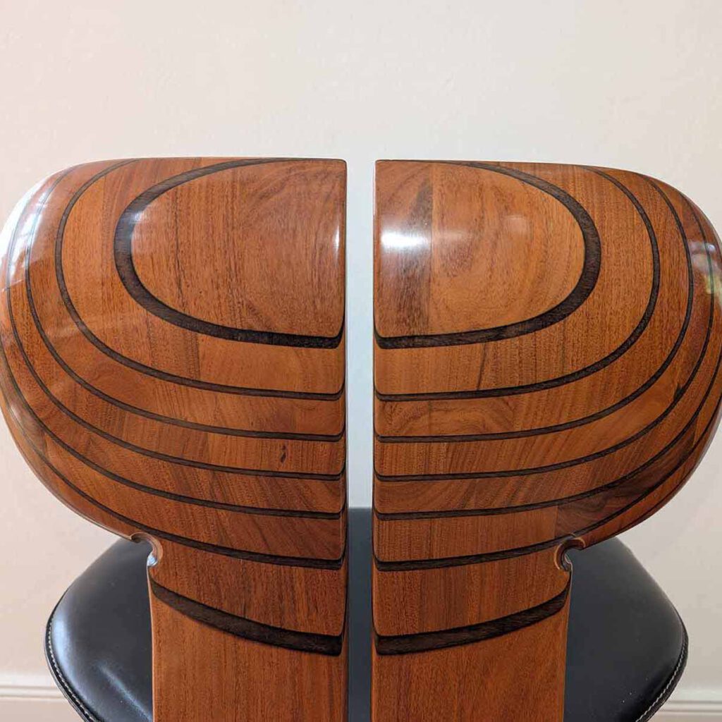 Stuhl ‚Afrika‘ aus der Artona Serie, 1977, nach einem Entwurf von Afra & Tobia Scarpa, hergestellt von Maxalto.